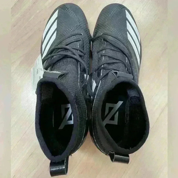 New Adidas Adizero 5-star 7.0 Football Cleats Black/White Size 8.5 - Picture 9 of 9